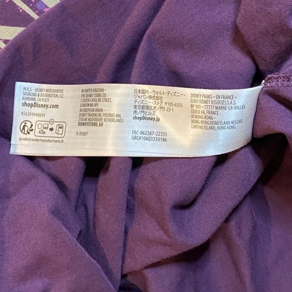 Disney 100 Celebration Purple Tinker Bell Unisex Adults Graphic T Shirt Size Med - Picture 8 of 10